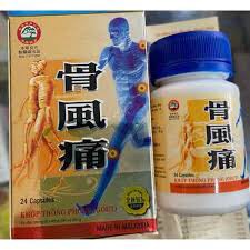 KHỚP THỐNG PHONG GOUT CHÍNH HÃNG MALAYSIA, 24 viên