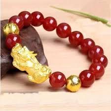 VÒNG TAY PHONG THUỶ TỲ HƯU VÀNG 18K BỀN MÀU