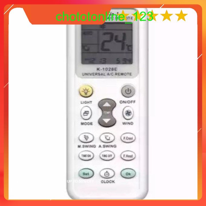 Remote Đa Năng Cho Các Dòng Máy Lạnh