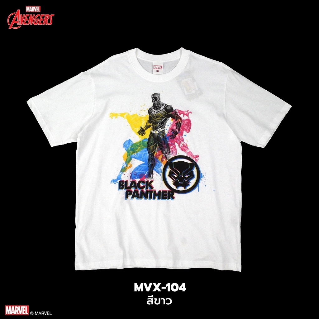 Power 7 Shop MARVEL Black Panther Hoạt Hình Áo Thun Authentic COMICS T-SHIRTS (MVX-104)