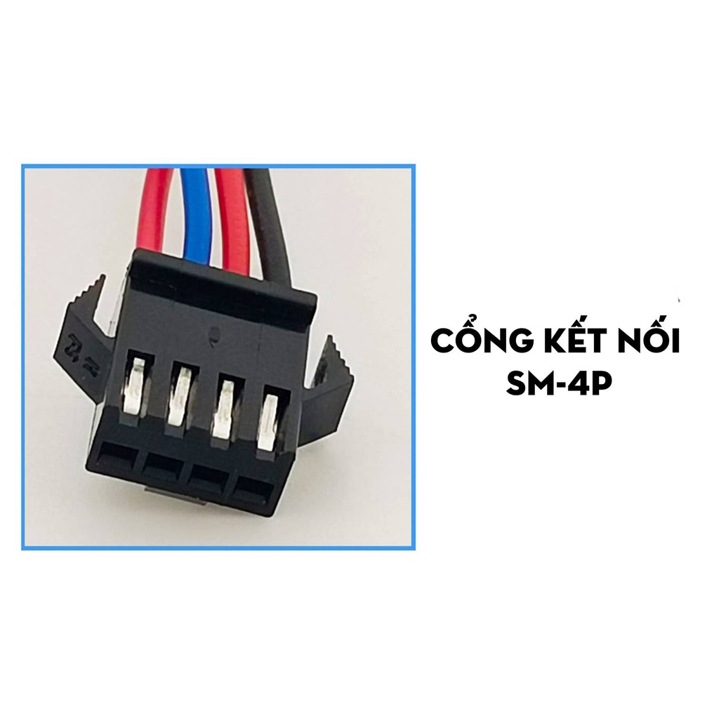 Pin UZI Thay Thế - Pin Lithium 18650 7.4V 2000mAh SM-4P - Đồ Chơi ZenZ