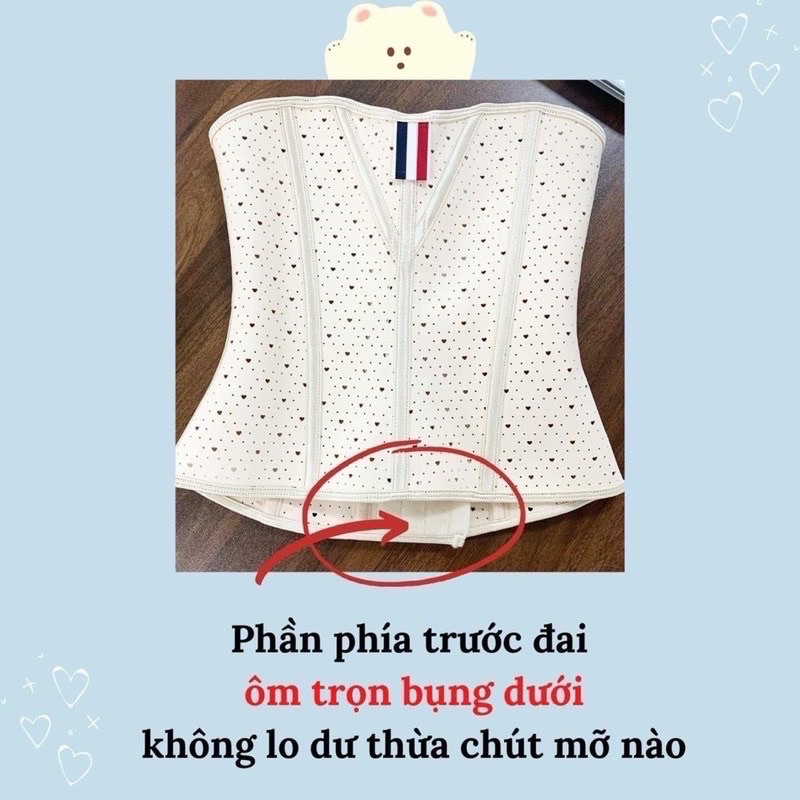 Đai Nịt Bụng Latex VORONIN SIÊU SIẾT EO, che mỡ lưng