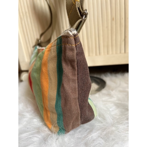 Túi vải canvas đeo chéo nữ Les toiles du soleil