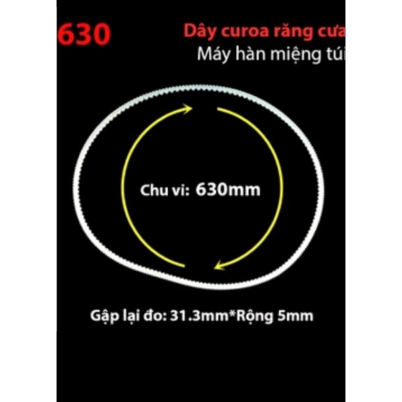 Dây curoa máy hàn miệng túi