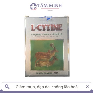 L CYTINE ĐẸP DA, CHẮC KHOẺ MÓNG TÓC BIOTIN, VITAMIN E, LCYSTIN HỖ TRỢ GIẢM MỤN THÂM L CYSTIN