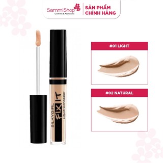 Kem che khuyết điểm Silky Girl Fix It Liquid concealer 2ml