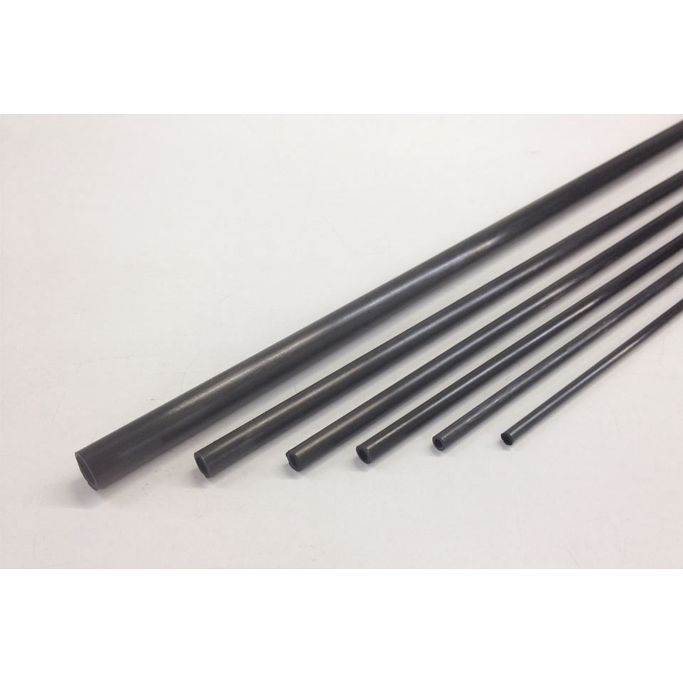 Ống carbon, thanh carbon rỗng dài 1 mét đường kính từ 3mm đến 12mm gia cố máy bay, làm diều..- Luân Air