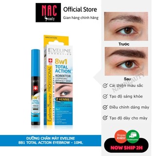 Dưỡng Chân Mày Eveline 8B1 Total Action Eyebrow