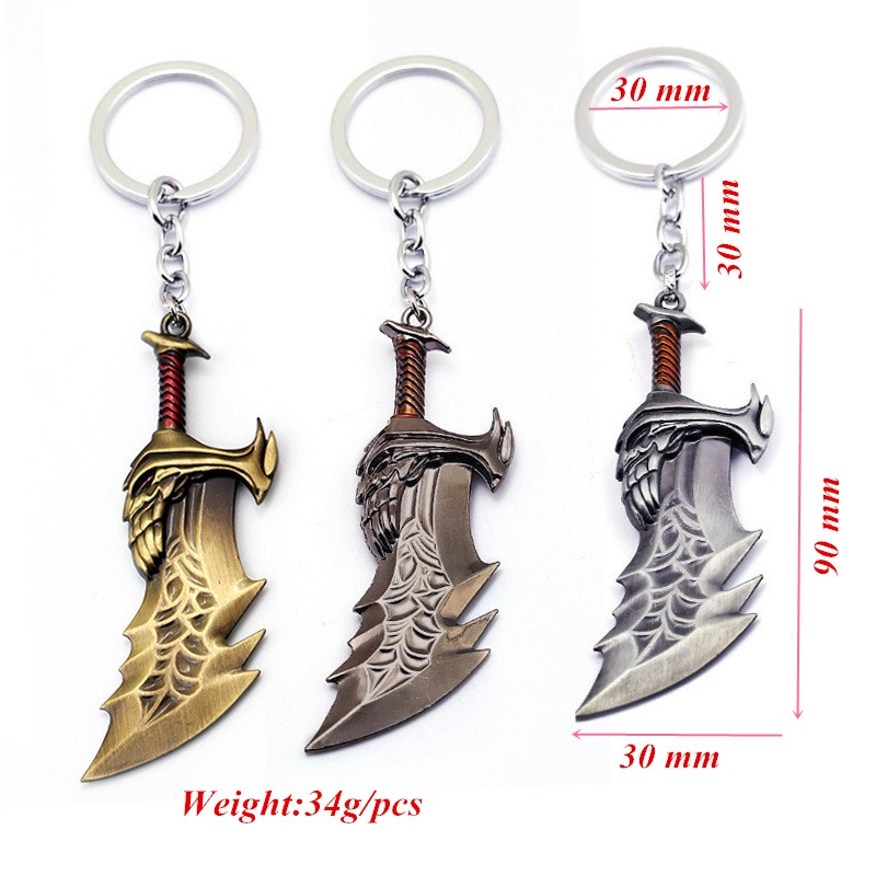 Mới Móc Khóa Kim Loại Hình Khiên Game God of War 5