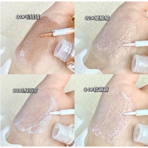 Nhũ mắt dạng lỏng Daimanpu lấp lánh bắt sáng chống nước lâu trôi