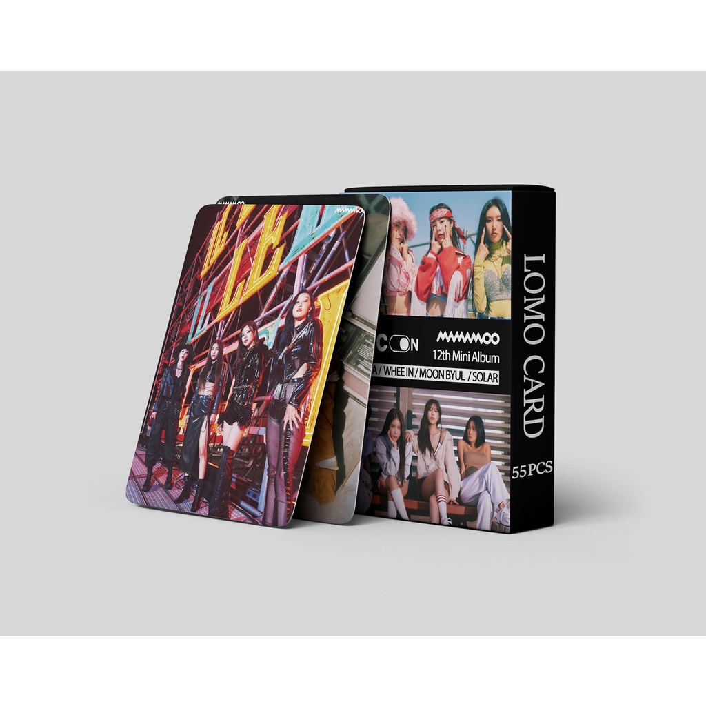 Mamamoo Album MIC ON Photocard Lomo Card Postcard