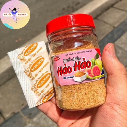 Muối Hảo Hảo Tôm Chua Cay 120g Chính Hãng Acecook