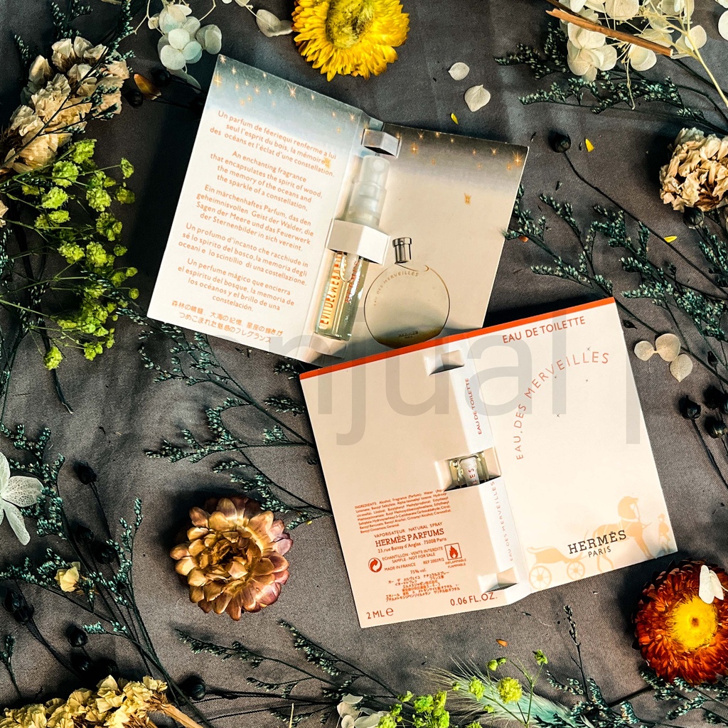 Chai nước hoa nữ 2ml - Hermes Eau des Merveilles