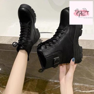 Bốt Nữ Khuy Cổ Chun Len Hàng XỊn