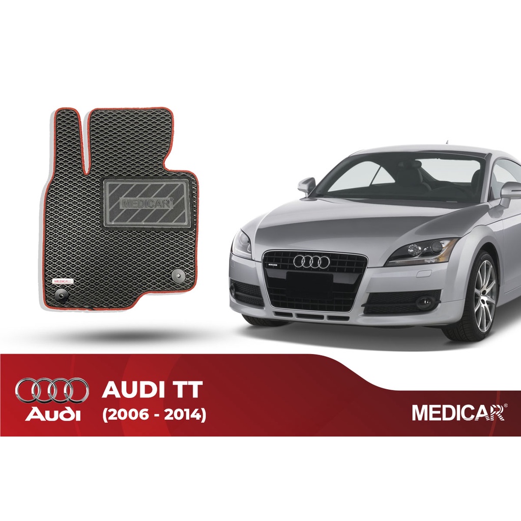 Thảm lót sàn ô tô Medicar xe Audi TT (2006-2014) - chống nước, không mùi, ngăn bụi bẩn