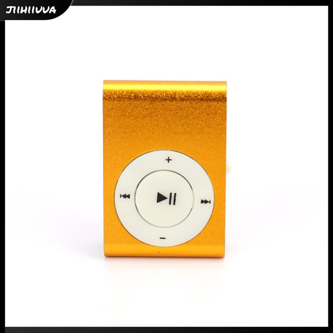 Loa Nghe Nhạc Mp3 Mini Dạng Kẹp Có Dây Cáp Sạc Usb Và Tai Nghe 3.5mm Hỗ Trợ Thẻ Tf