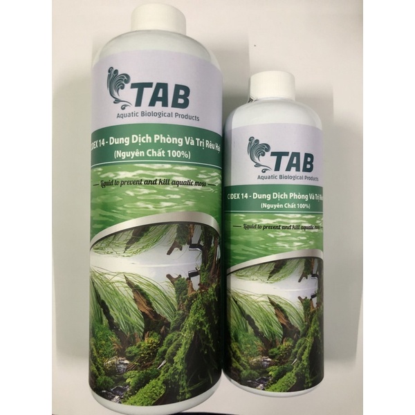 TAB Cidex 14 Nguyên chất 100% - Dung Dịch Phòng Và Trị Rêu Hại