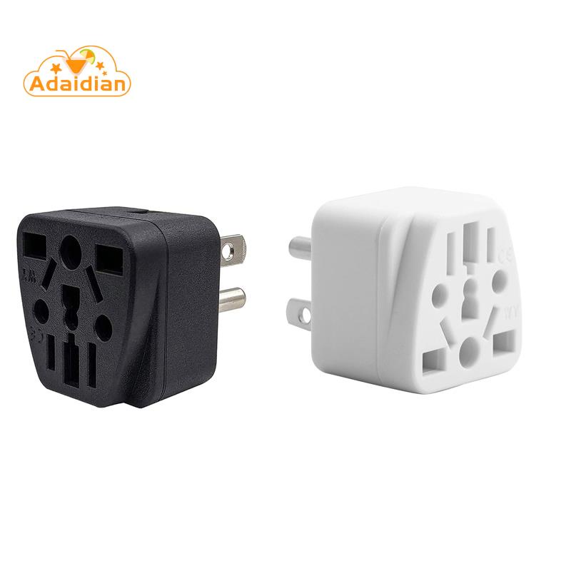 Phích Cắm Sạc Chuyển Đổi 3 Chấu US / UK / AU / In / CN / JP / Asia / Ý / Brazil Sang USA