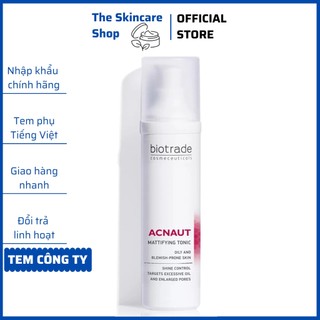 Nước hoa hồng dành cho da dầu da mụn Biotrade Acnaut Mattifying Tonic 60ml - The Skincare Shop