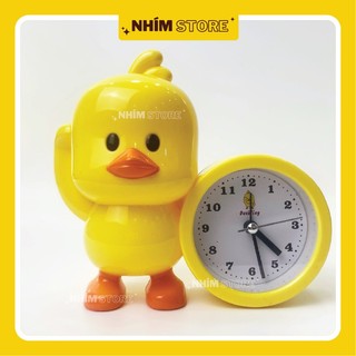 Đồng Hồ Báo Thức Vịt Vàng Đáng Yêu, Đồng Hồ Báo Thức Để Bàn Chuông To Cho Các Bé - Nhím Store Đồng Chuông Kêu To Giá Rẻ