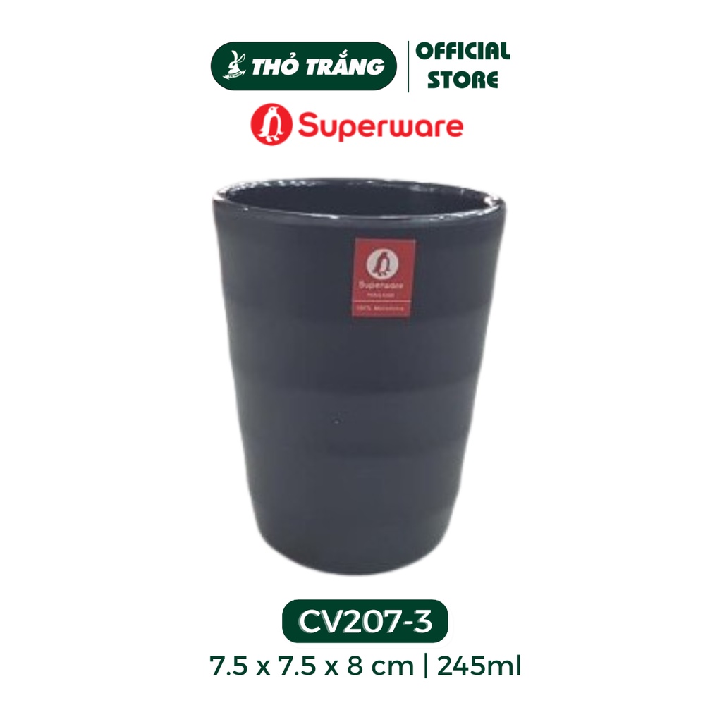 Ly Uống Nước Nhựa Nhám Melamine Superware Thái Lan Cao Cấp