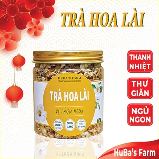 Trà hoa nhài sấy khô vị tự nhiên, thơm ngon, dễ uống, thưởng trà buổi sáng thư giãn gói 100gr