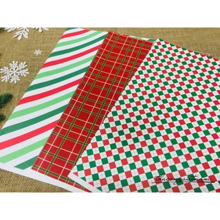 2 tờ Giấy gói quà Giáng Sinh