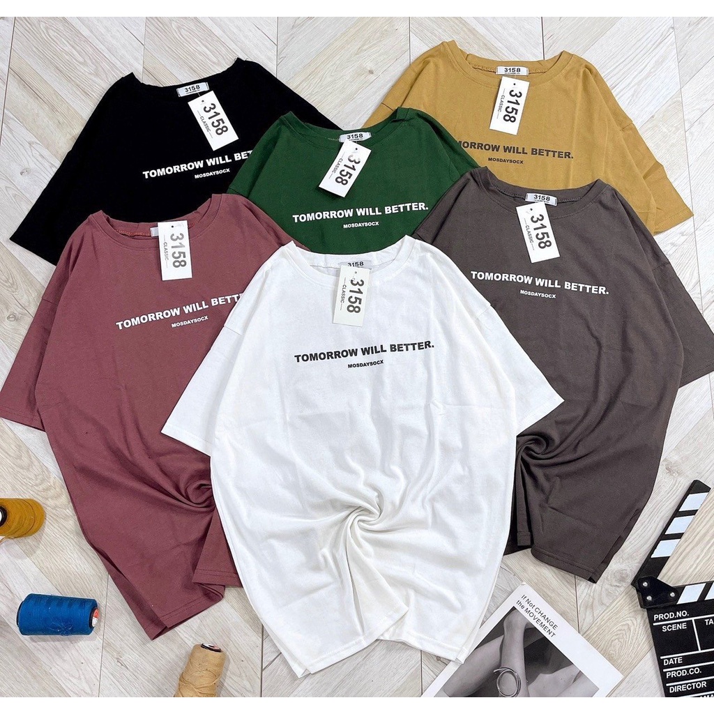 Thời trang unisex | Áo 3158 Xịn - Phông Chữ Đơn GIẢN - Oversize_ VINTAGEFORCE