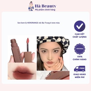 Son kem lỳ HERORANGE nội địa Trung 6 tone màu