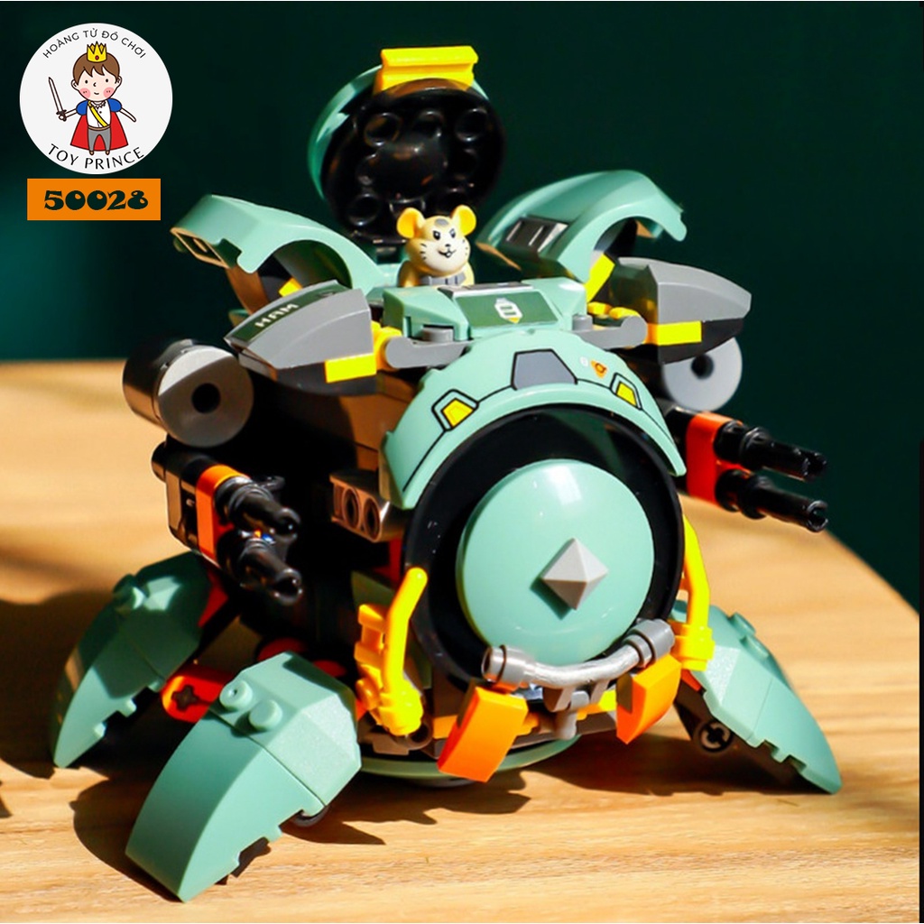 ĐỒ CHƠI LẮP RÁP LEGO ROBOT CHUỘT HAMSTER HÌNH QUẢ CẦU WRECKING BALL 12IN1 50028 50029 227PCS
