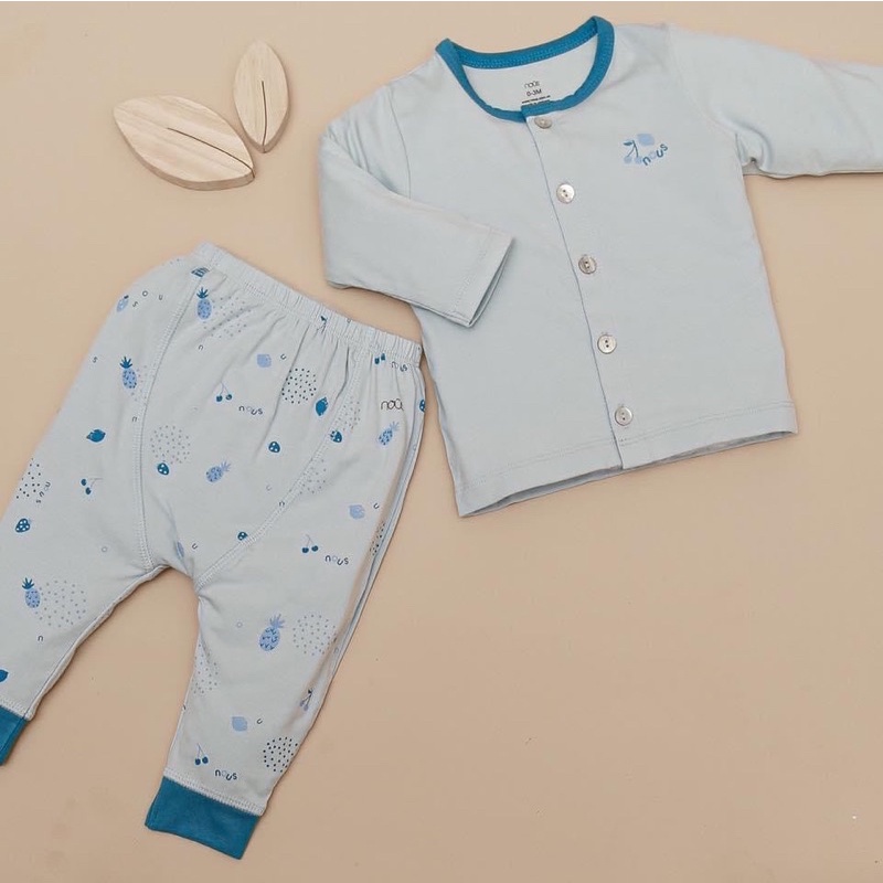 Nous bộ áo quần dài tay mềm mịn cho bé 0-12 Tháng
