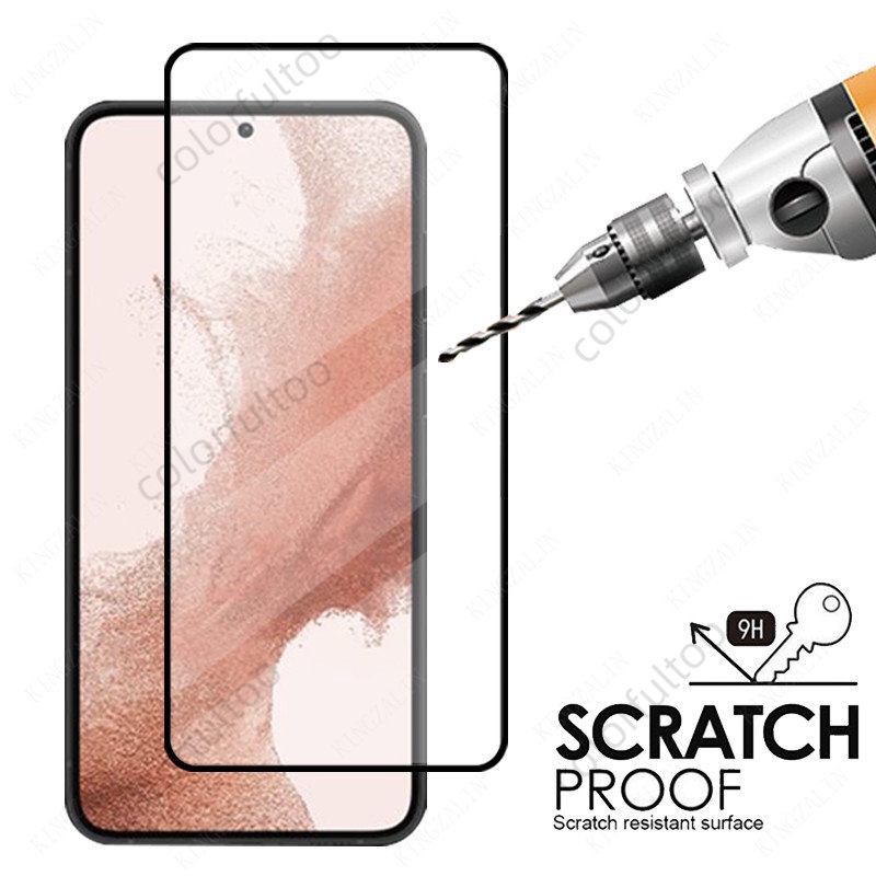 Kính Cường Lực 9H 2 Trong 1 Bảo Vệ Toàn Màn Hình Cho Samsung Galaxy S23 S22 S21 Ultra Plus S23Ultra S23 + S22 + S21 + 5G