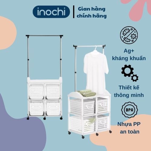 Gía Kệ treo quần áo Tokyo thiết kế thông minh, tiện ích, linh hoạt của Inochi Nhật Bản chĩnh hãng cao cấp