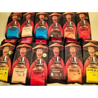 Cà phê rang xay mr viet - mr viet powder coffee 250g
