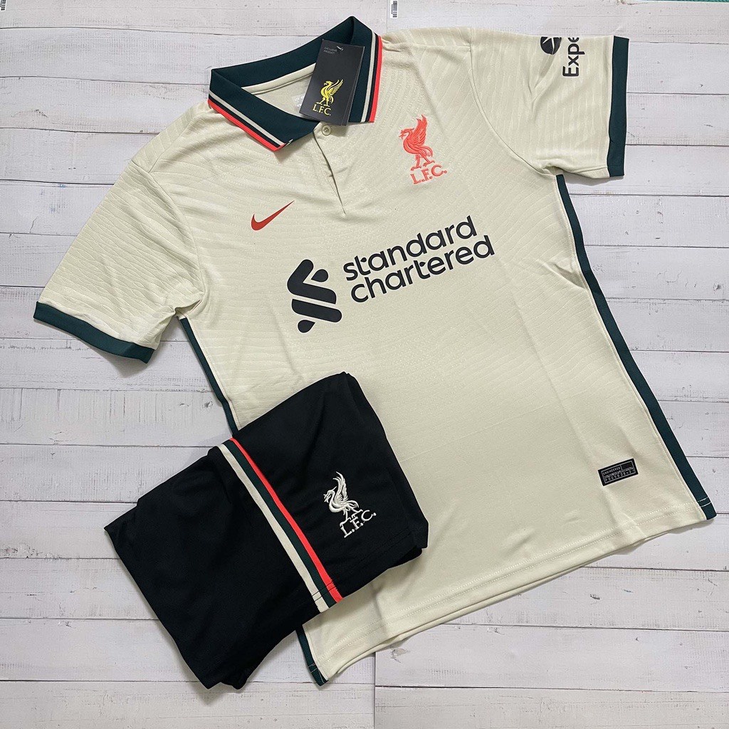 Áo Bóng Đá CLB Liverpool, Áo Đá Banh Liver 2022/2023 - Chuẩn Mẫu Thi Đấu - Vải Polyester Gai Thái