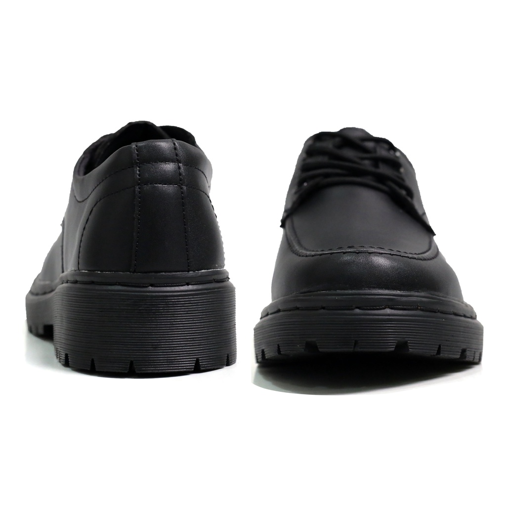 Giày chunky derby INICHI G1106 da lì chống nhăn