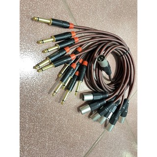 Dây canon Đực Ra Đầu 6ly (Giá trên 1 sợ dây canon)