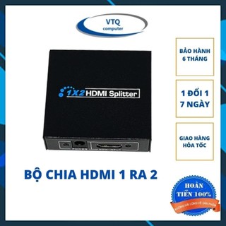 Bộ chia HDMI 1 ra 2 chuẩn 1.4 ,hàng chính hãng.bảo hành 6 tháng.shopphukienvtq