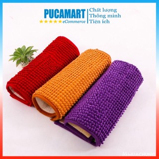 Thảm Lau Chân San Hô Mềm Mại PUCA, Thảm Thấm Hút Tốt 30x40 cm, Thảm lau Chân Nhà Bếp, Phòng Khách, Phòng Ngủ