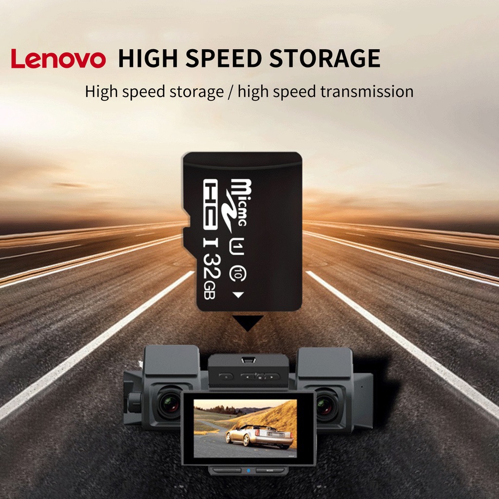 Thẻ nhớ TF LENOVO tốc độ cao 80m/s chất liệu ABS 256MB-64GB tùy chọn