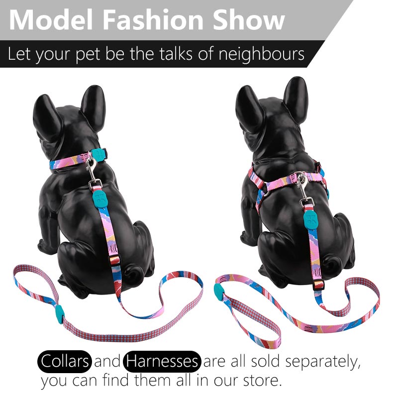 HamshMoc Dây Dắt Thú Cưng Đi Dạo Bằng Nylon Bền Bỉ Có Thể Điều Chỉnh Độ Dài Họa Tiết Thời Trang Và Không Rối Móc Nặng 1