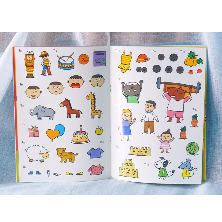 Sách - 300 Miếng Bóc Dán Thông Minh_ Phát Triển Tư Duy cho bé từ 3 tuổi