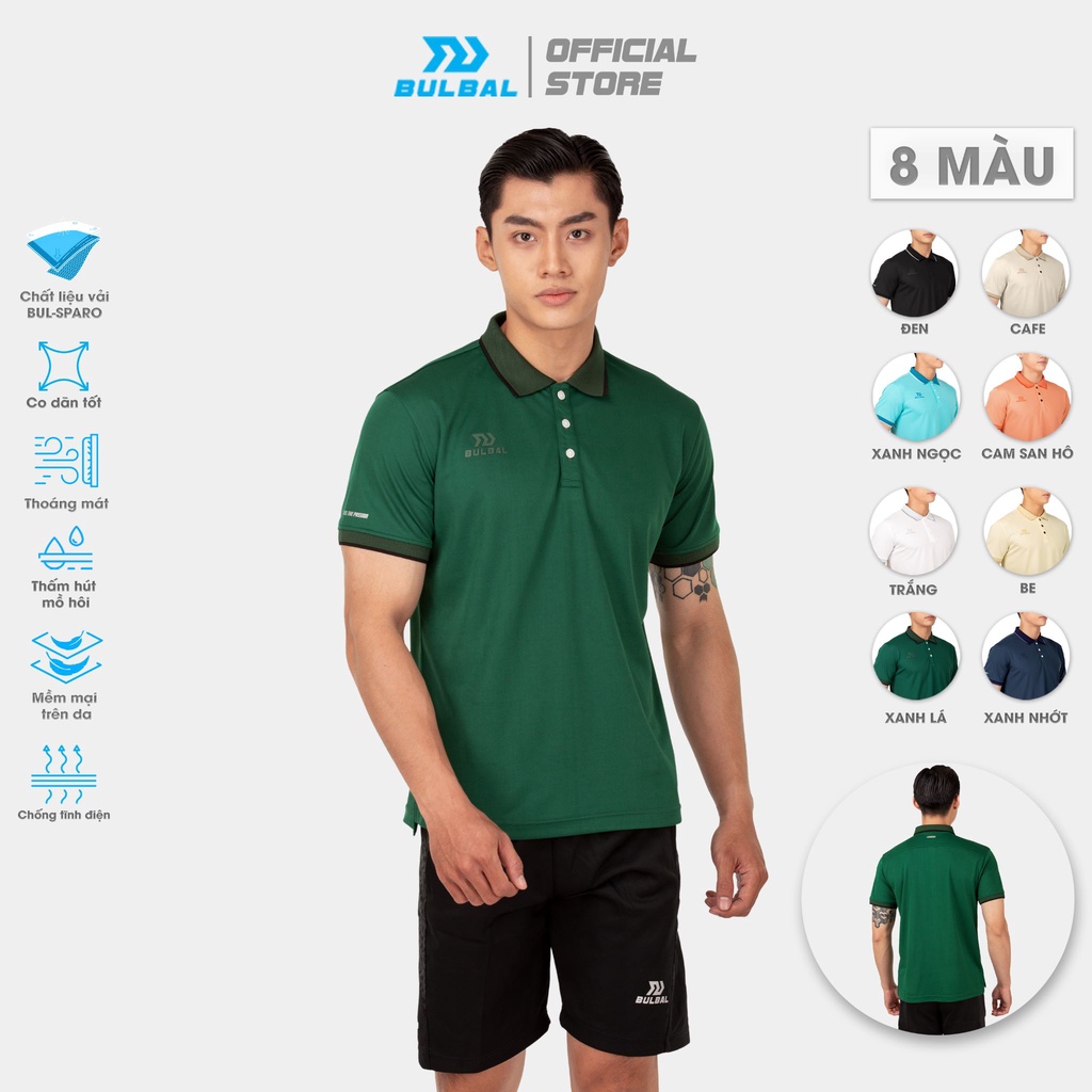 Áo Polo Thể Thao Nam Bulbal Neo, Chất Liệu Thoáng Mát Cao Cấp Bul-Sparo, Phù Hợp Vận Động Thể Thao