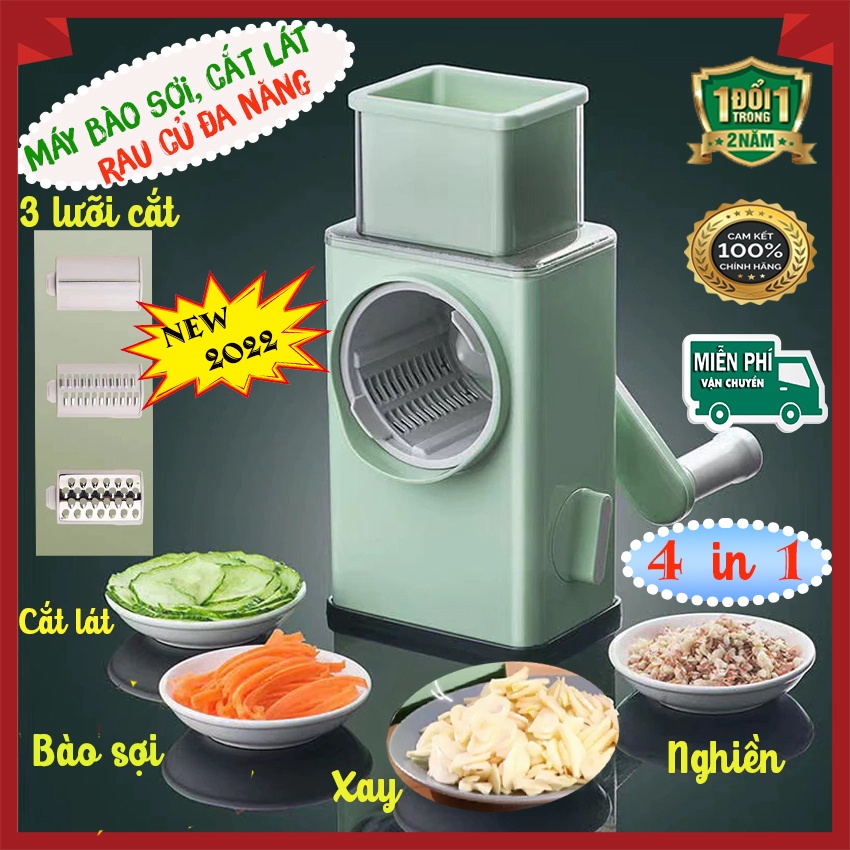 Máy Bào sợi, bộ dụng cụ cắt rau củ hoa quả đa năng bằng tay - Dụng cụ bào nghiền sợi - Bộ dao bào nạo gọt trái cây