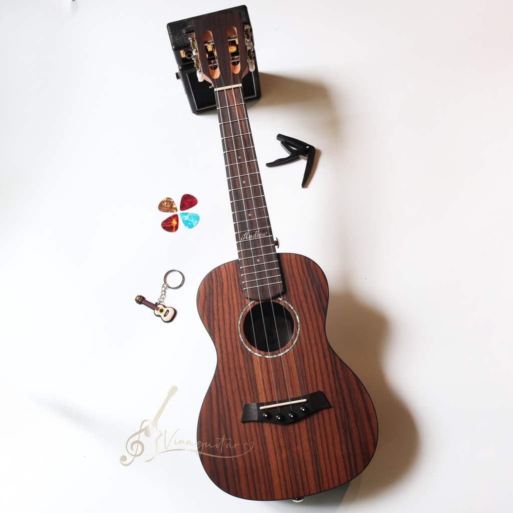 Đàn Ukulele Concert Andrew Cẩm Ấn MZ-M71 Cao Cấp Chính Hãng