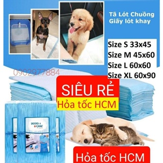 Hình ảnh (HỎA TỐC HCM SIÊU RẺ) Bịch Tã giấy lót khay/lót chuồng cho thú cưng doog & caat size S,M,L,XL chính hãng