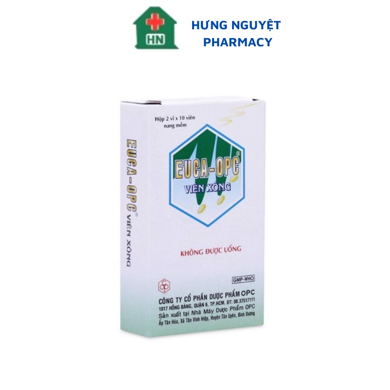 Viên xông EUCA OPC hộp 20 viên