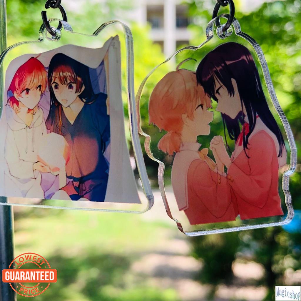 CAM Anime Bloom Into You Nanami Touko Koito Yuu Hanayome Acrylic Mặt Dây Chuyền Móc Khóa Quà Tặng Co