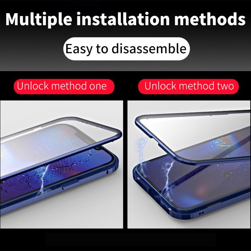 Ốp Điện Thoại Kính Cường Lực Hai Mặt Cho VIVO Y02S Y15S Y15A Y20 Y20i Y20S D G Y12A Y12S M D Y21 Y21S Y21T Y21A Y33S Y33Y