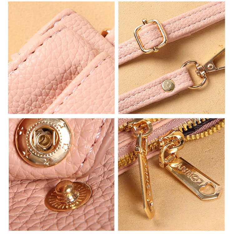 Túi Đeo Vai Nhỏ Đựng Điện Thoại 3 Ngăn Đa Năng Có Thể Tháo Rời Dành Cho Nữ